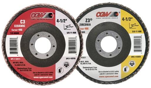 4-1/2 x 7/8 40G Ceramic Corner Flap Discs